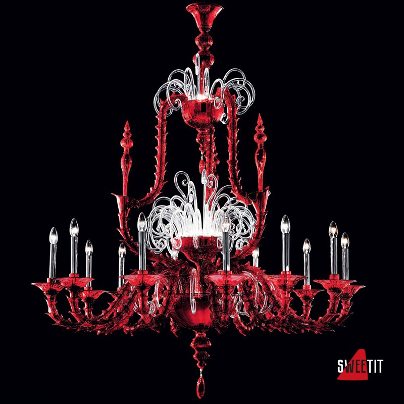 Люстра De Majo VIVALDI K12 LED 0VIVA0K13 red