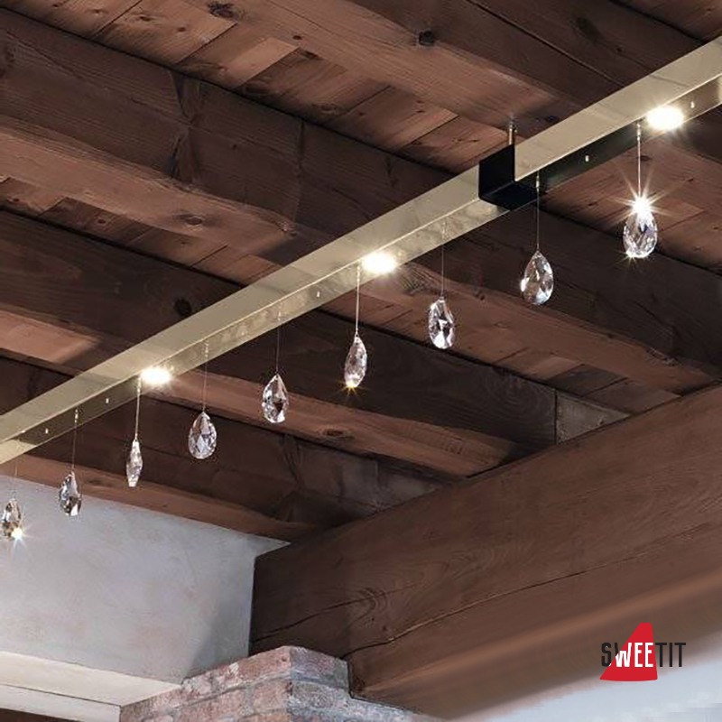 Потолочный светильник Beby Group Modular Chic 0680B01 Light gold CUT CRYSTAL