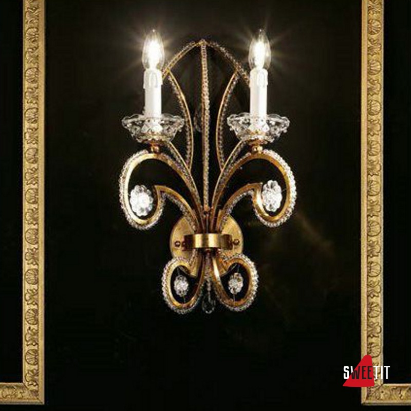 Бра Non Solo Luce Crystals Collection Sharon WB-02 PG