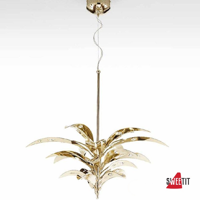 Люстра IDL Crystal Palm 470/12 Gold