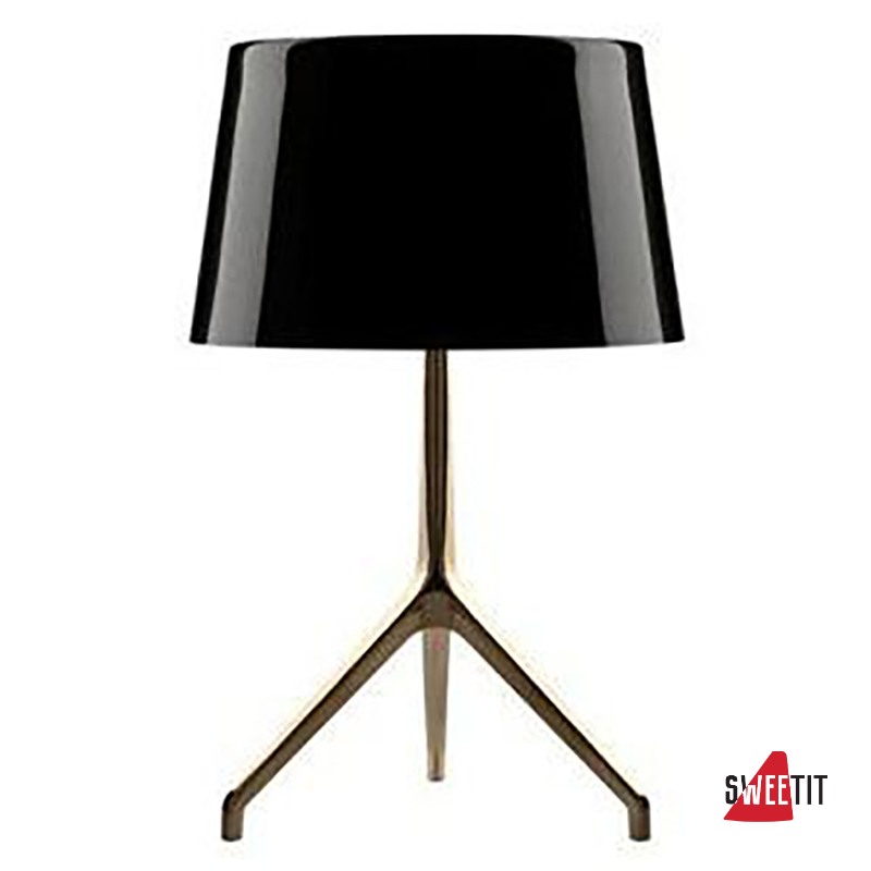 Настольная лампа FOSCARINI LUMIERE XXL TAVOLO BRONZO/NERO