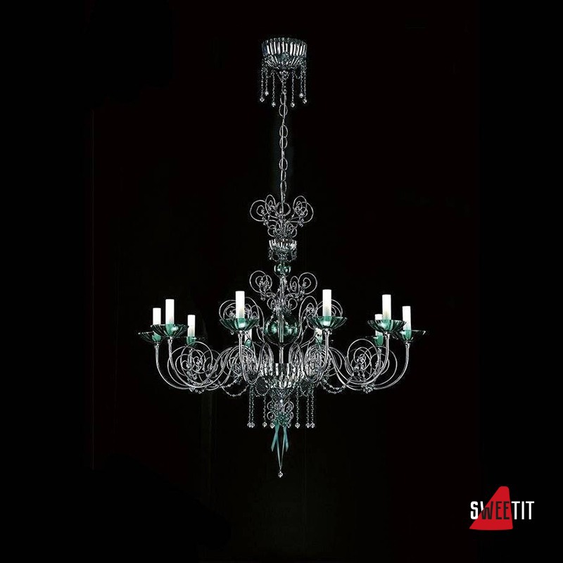Люстра Beby Star 0122B02 Chrome Emerald Emerald Crystal