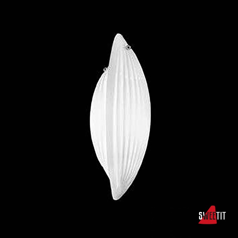 Настенный светильник IDL Paradise 430/2ASX Chrome White Murano Glass