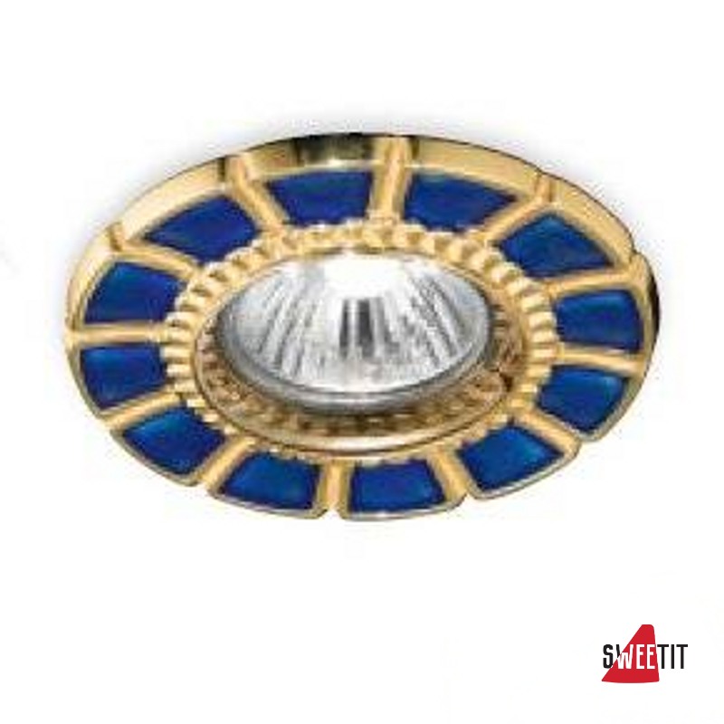 Встраиваемый спот (точечный светильник) Renzo Del Ventisette FA 14395/1 DEC. OL BLUE