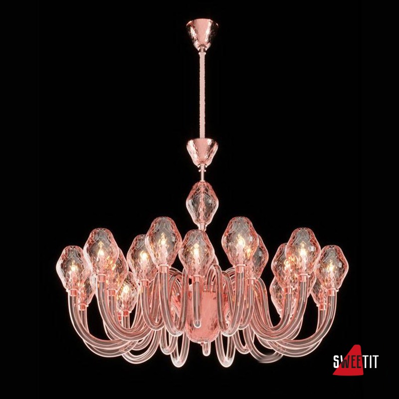 Люстра Beby Group Peonia 7701B01 Fuchsia Venice