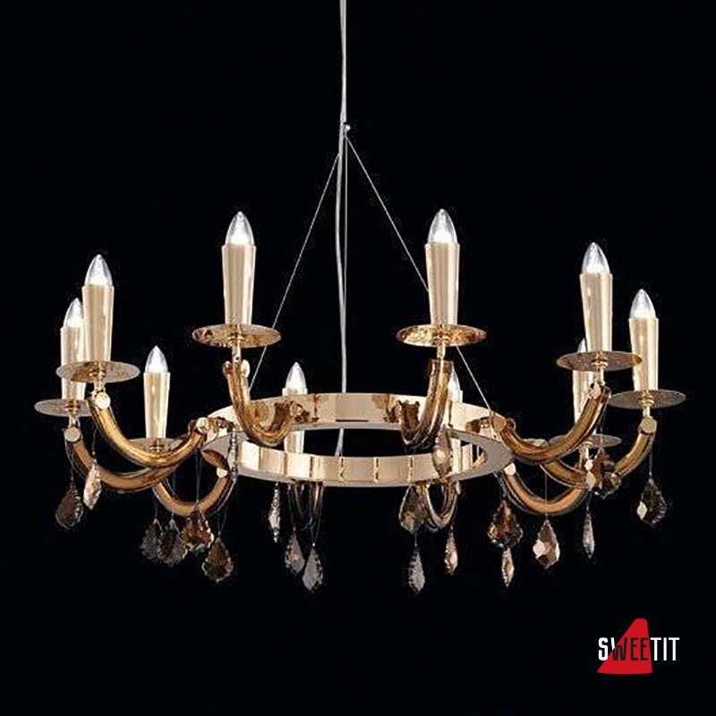 Люстра Beby Group Privilege 0240B03 Light gold Golden Portoino SW Jet Golden Teak