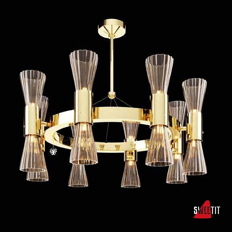 Потолочная люстра Beby Group Secret 0650B03 Light gold Golden Portofino