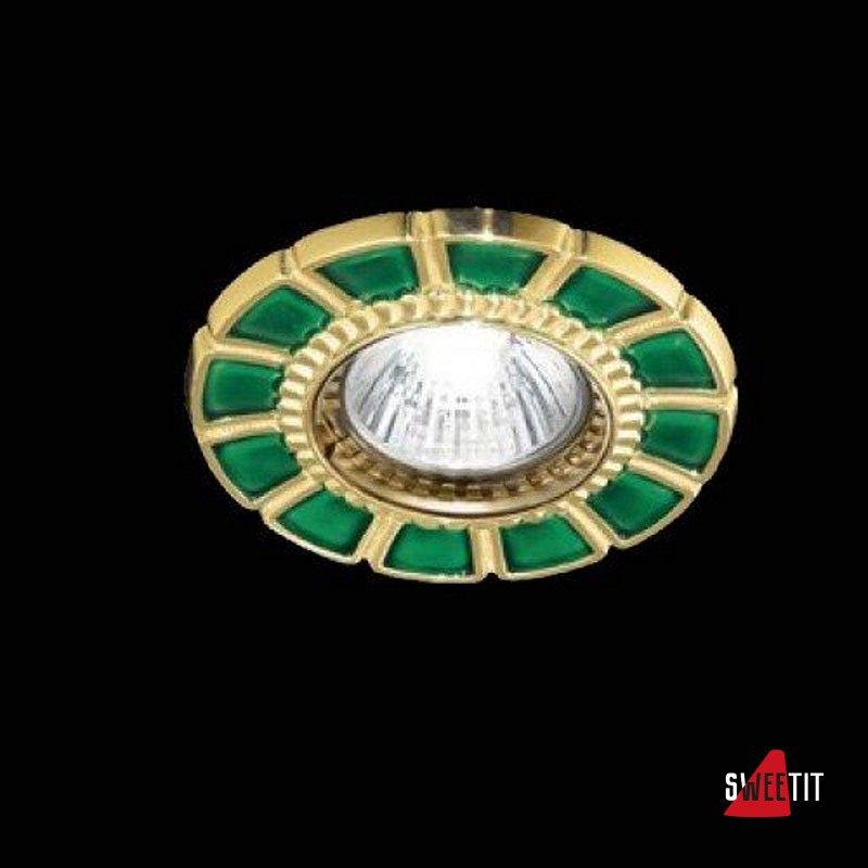 Встраиваемый спот (точечный светильник) Renzo Del Ventisette FA 14395/1 DEC. OL GREEN