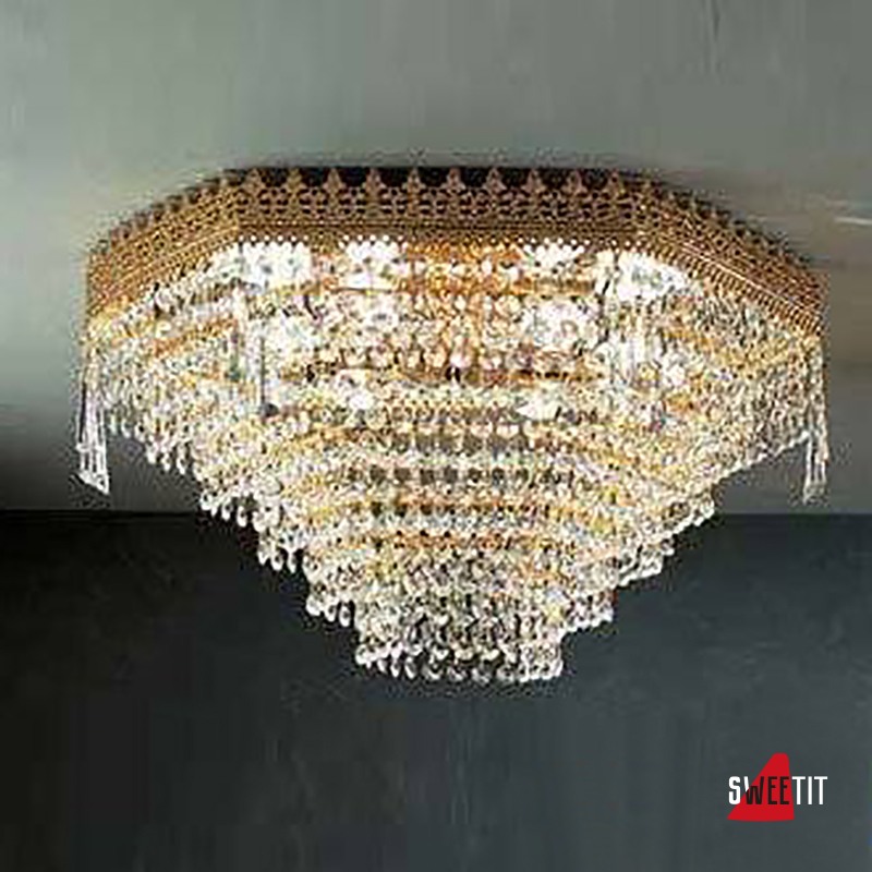 Потолочный светильник Beby Group Empire 1900/6/PL Bronze Brushed CUT CRYSTAL