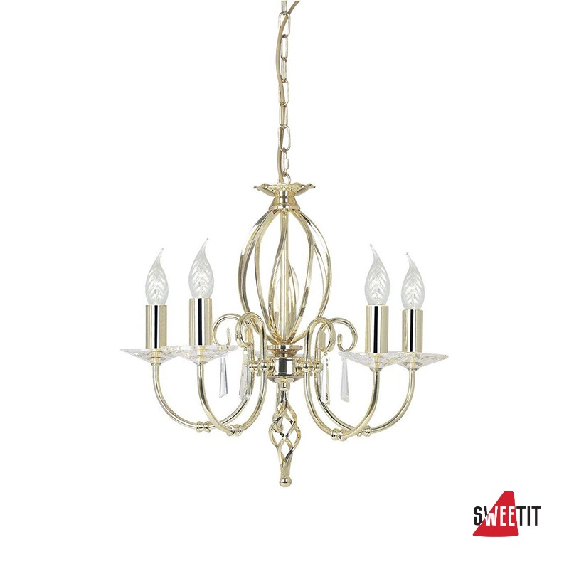 Люстра Elstead Lighting Aegean AG5 POL BRASS