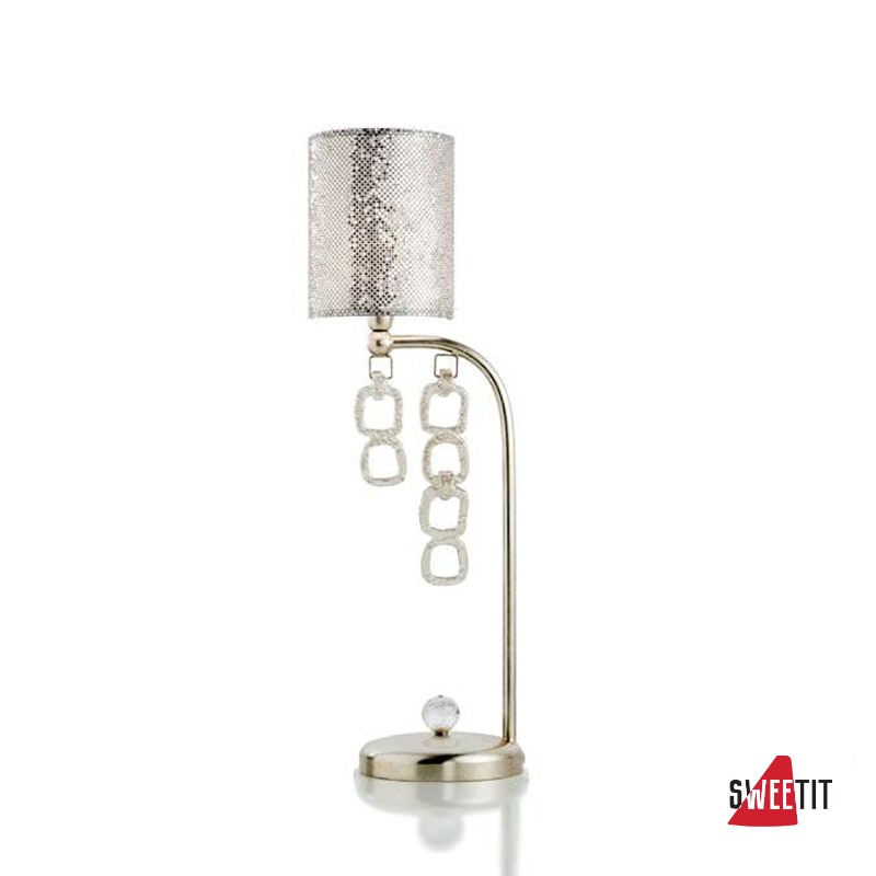 Настольная лампа Eurolampart Luna 2843/01BA 3007 Argento Swarovski
