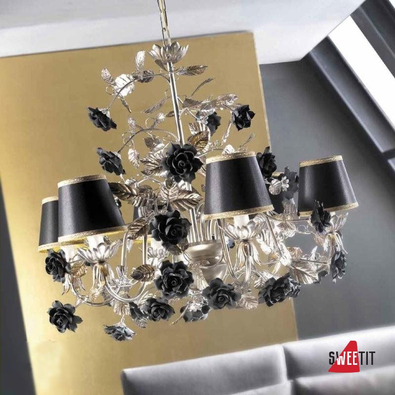 Люстра Villari Roses Chandelier 4100316.802/QE0054.801