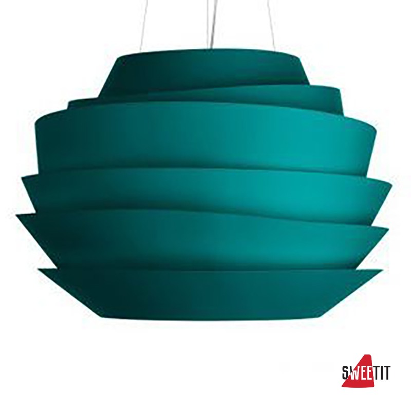 Подвесной светильник FOSCARINI LE SOLEIL SOSPENS.FLUORESC. ACQUAMARINA H.CM.500