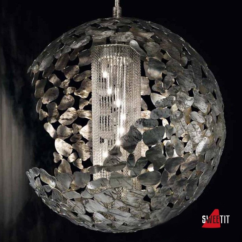 Потолочный светильник IDL Twister 509/8 silver corten