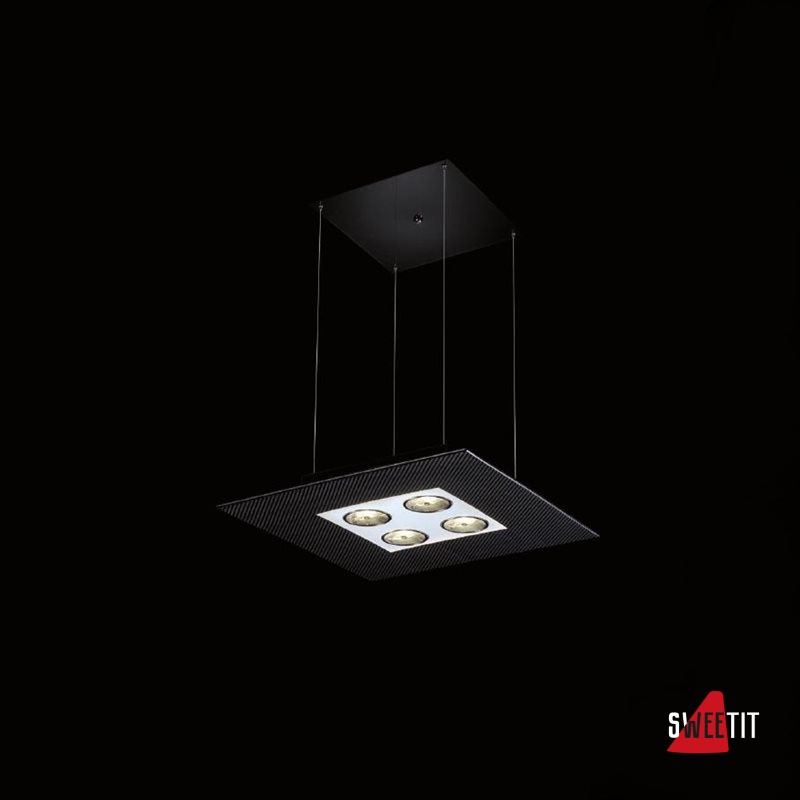 Подвесной светильник Vistosi Nerocarbonio Square SP 600 SPSQUAR600