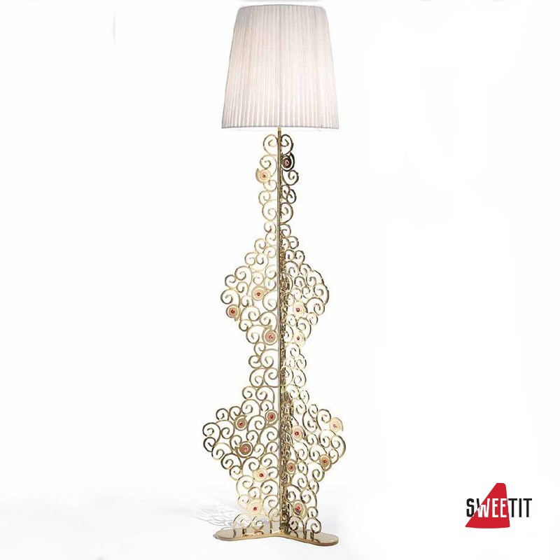 Торшер IDL Crystal marine 492/1P gold RED SW
