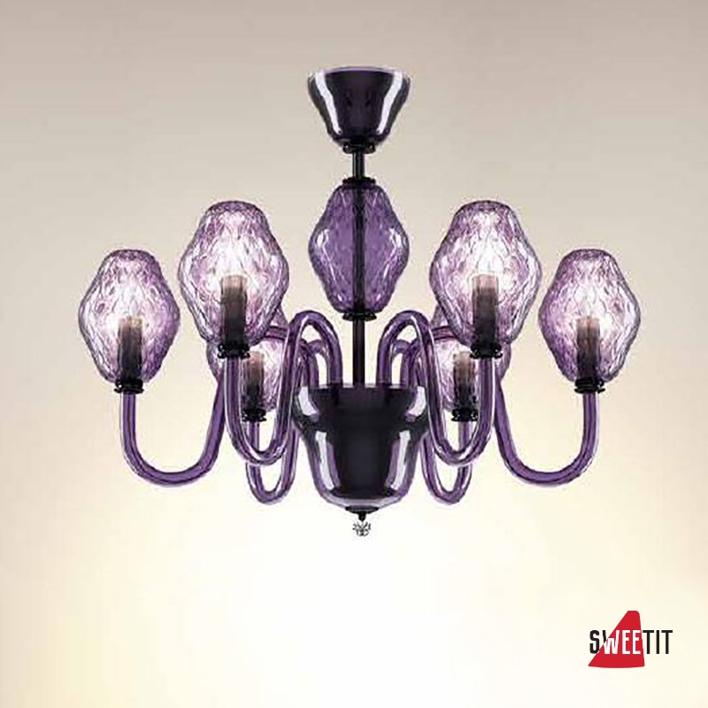 Потолочная люстра Beby Group Peonia 7701B03 Violet