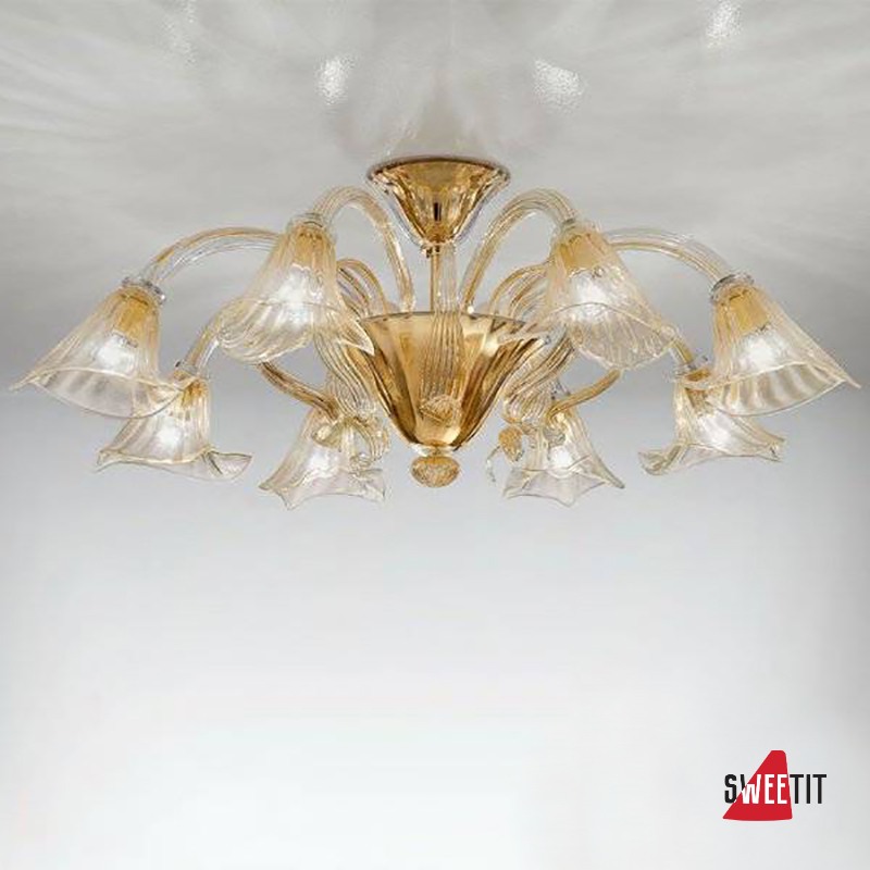 Потолочная люстра Sylcom Grimani 1480/8 D C.ORO