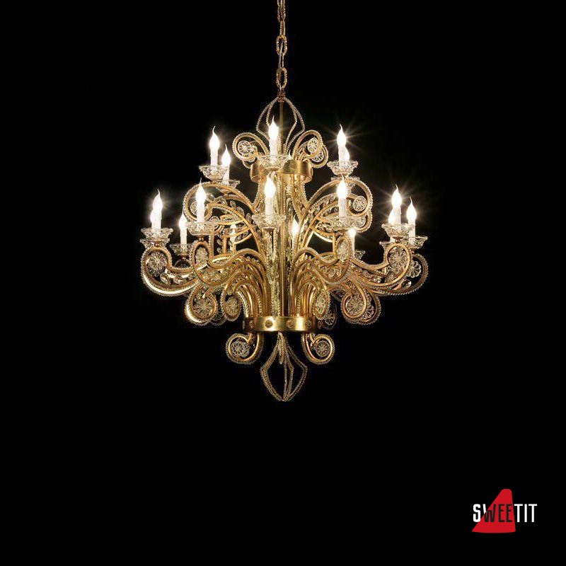 Люстра Non Solo Luce Crystals Collection Sharon CH-18 PG