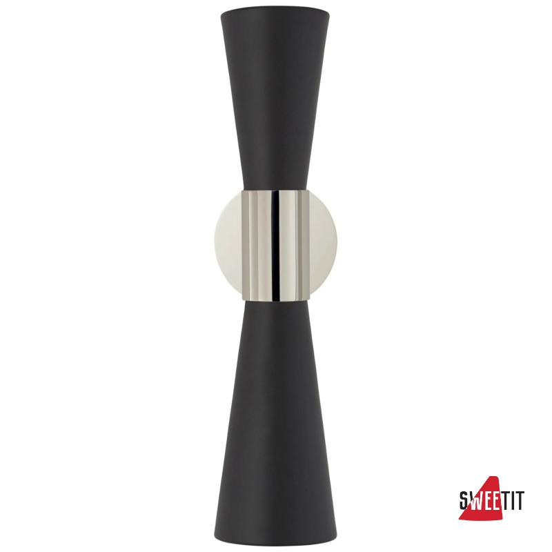 Бра Visual Comfort Clarkson Medium ARN 2009PN/BLK