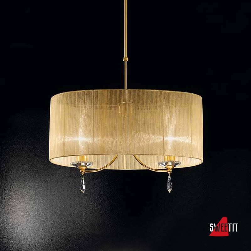 Потолочная люстра IDL Fashion 9027TS/2S Gold ambra