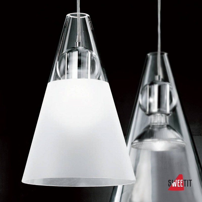 Подвесной светильник De Majo GEMMA S1 0GEMM0S-1 clear frosted+clear