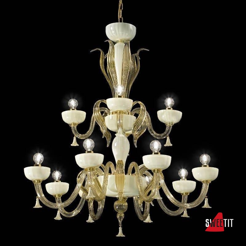 Люстра Sylcom Foscari 1521/8+4 D BLAV AV