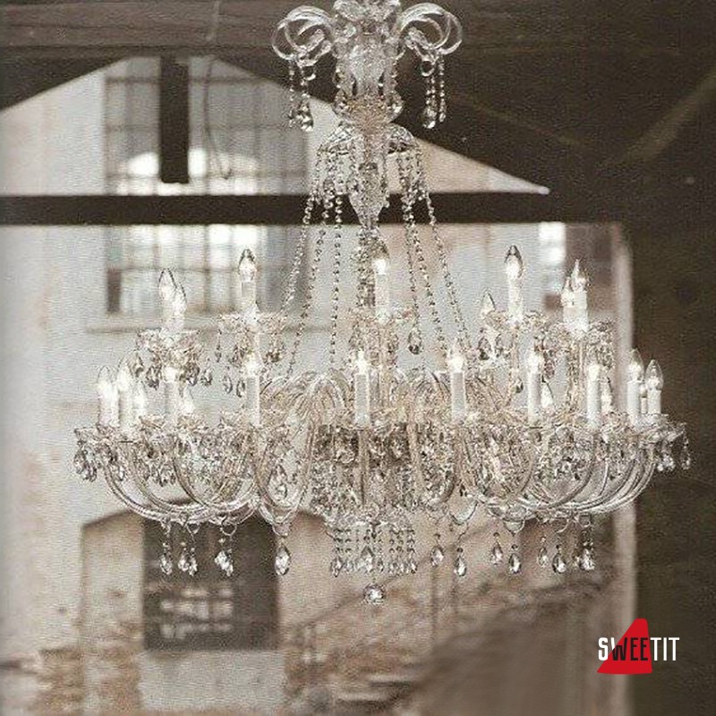 Люстра Italamp 117/20+10 Transp. / C / Spectra Crystal