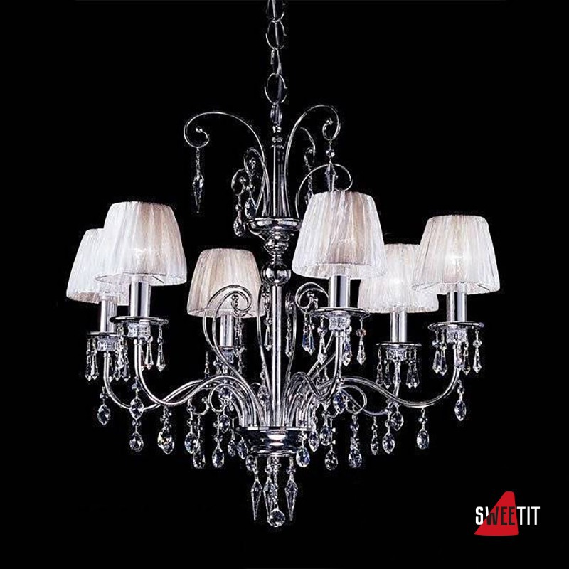 Люстра Beby Violet 0118B05 Chrome 192 Swarovski Almond
