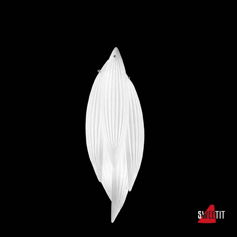Настенный светильник IDL Paradise 430/4A Chrome White Murano Glass