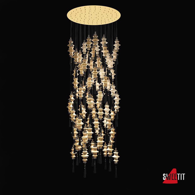 Подвесной светильник Beby Group Love 7620B01 Light Gold Golden Portoino
