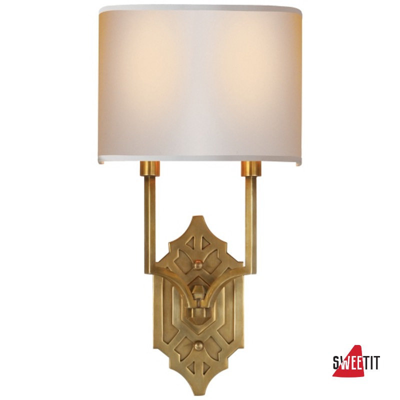 Бра Visual Comfort Silhouette Fretwork TOB2600HAB-NP