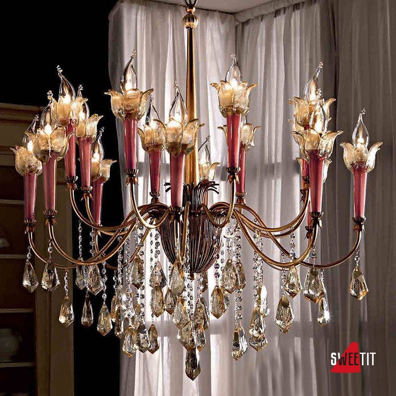 Люстра StilLux Lumen 3403/8+8-PO-A