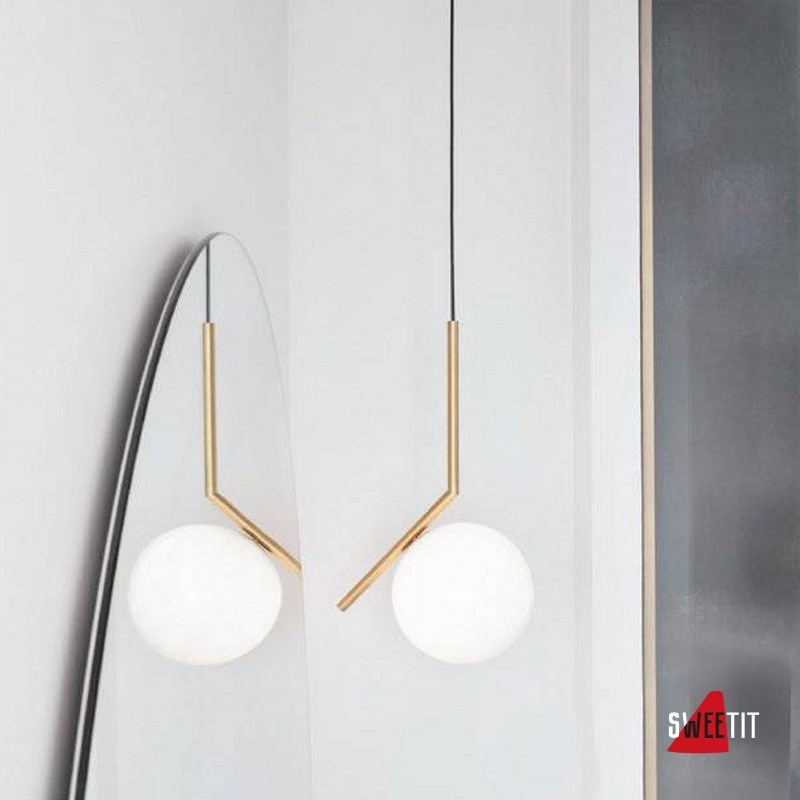 Подвесной светильник Flos IC Lights S1 Brushed brass F3175059