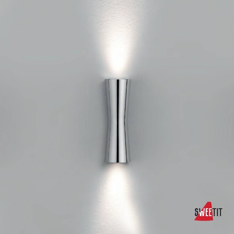 Настенный спот (точечный светильник) Flos Clessidra 40°+40° Chrome F1584057