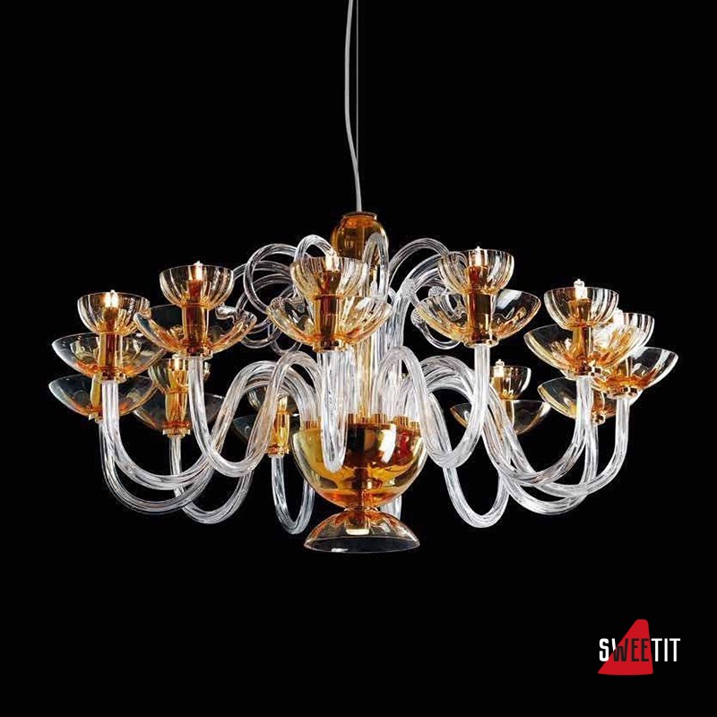 Люстра Beby Group Nuovo Vintage 340/8 Amber