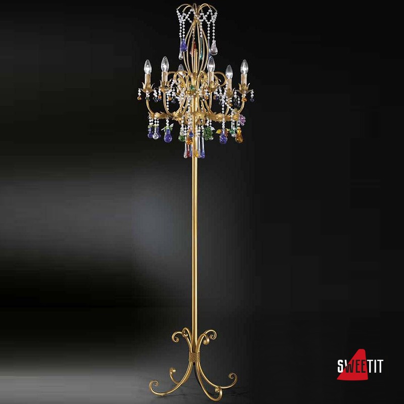 Торшер Beby Group Fruit 112/6FL Satin Gold multi murano