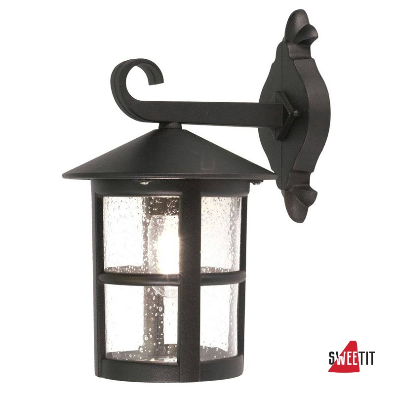 Уличный настенный светильник Elstead Lighting Hereford BL21/G BLACK