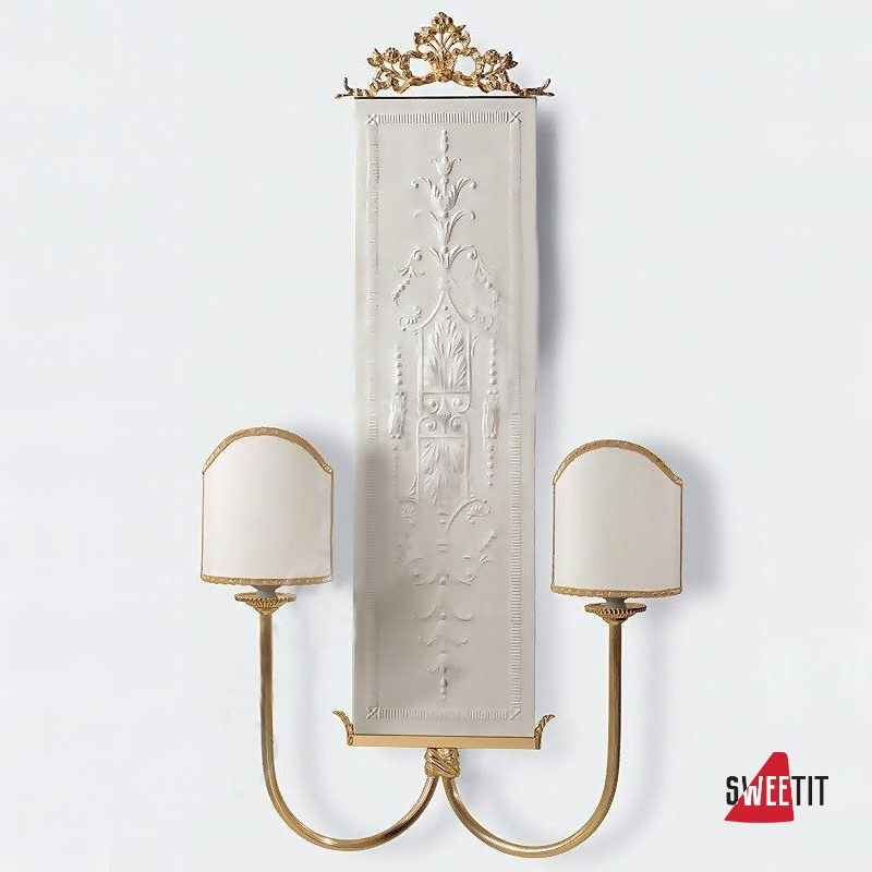 Бра MANGANI Palladio Bisquit, 2-х рожковое 21814P-G