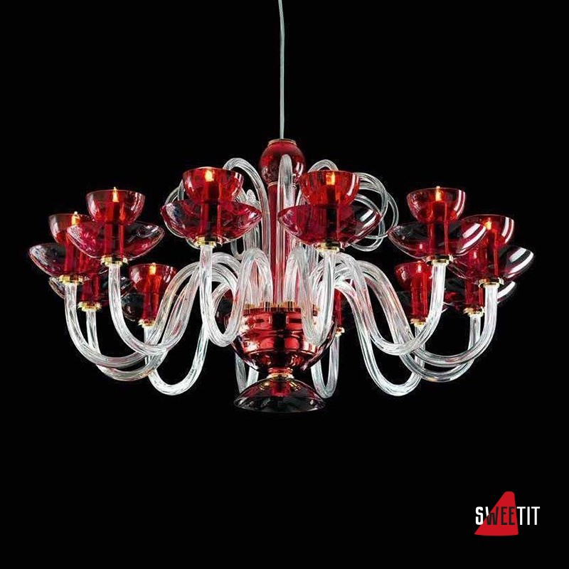 Люстра Beby Group Nuovo Vintage 340/12 Red