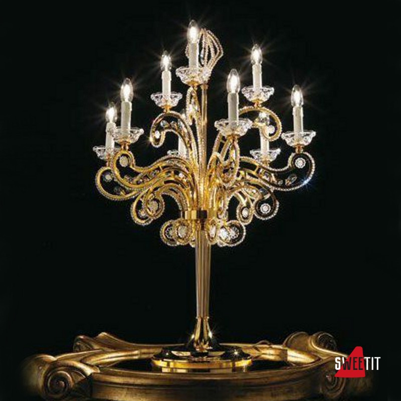 Настольная лампа Non Solo Luce Crystals Collection Sharon TL-09 G
