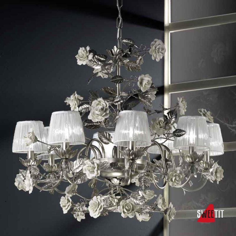 Люстра Villari Roses Chandelier 4100409.101/QE0053.101