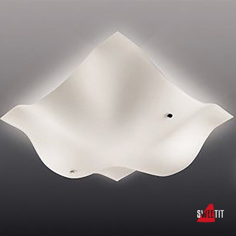 Светильник потолочный FOSCARINI MANTA PICCOLA ALOGENA BIANCO