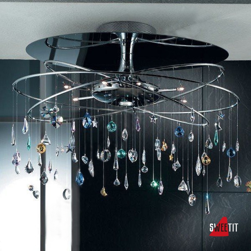 Светильник потолочный ORION Mobile feng shui DLU 2365-8+1-75x50 chrom
