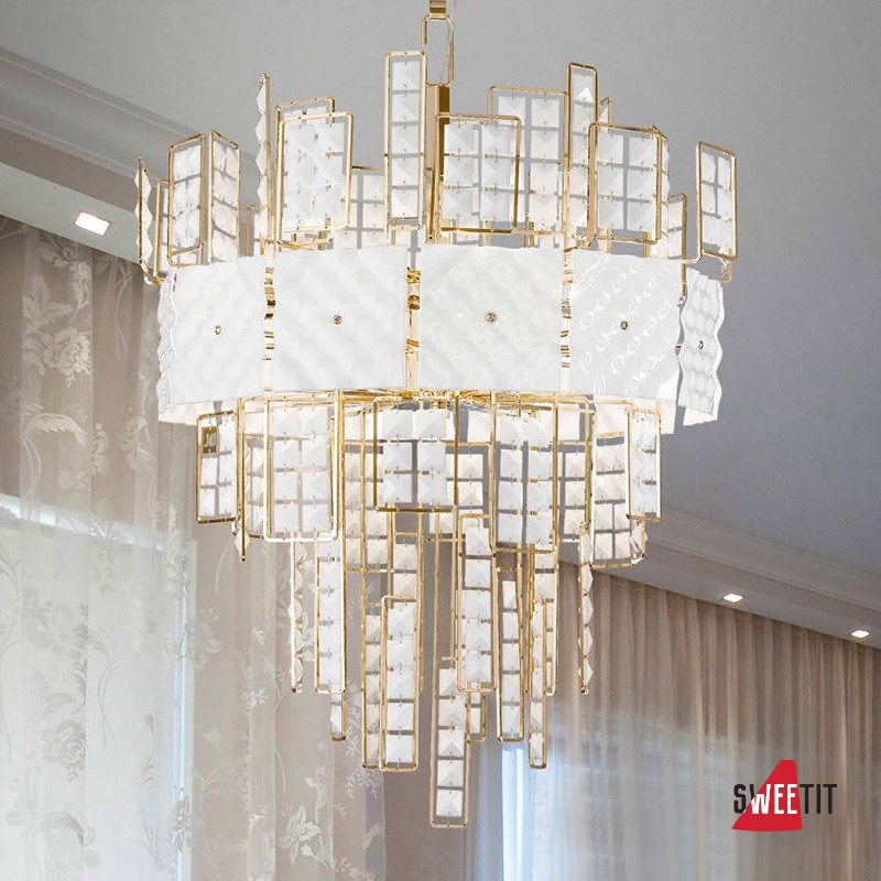Подвесной светильник IDL Crystalline 493/10 white