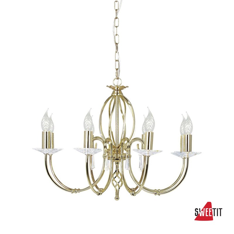 Люстра Elstead Lighting Aegean AG8 POL BRASS