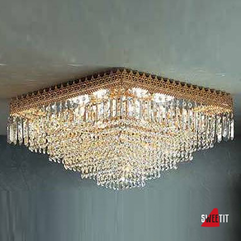 Потолочный светильник Beby Group Empire 1800/6/PL Bronze Brushed CUT CRYSTAL