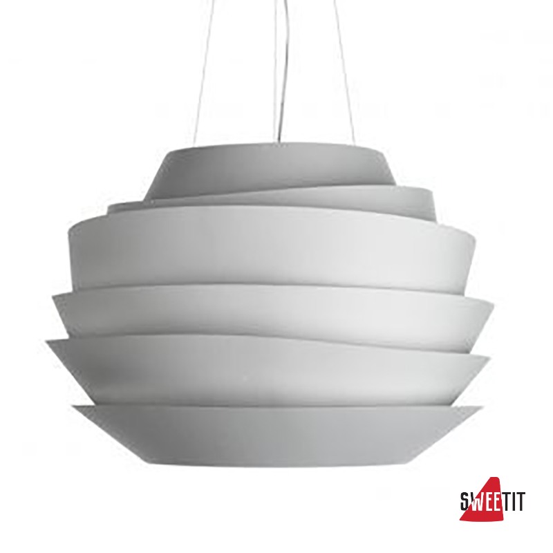 Подвесной светильник FOSCARINI LE SOLEIL SOSPENSIONE FLUORESC.BIANCO H.CM.500