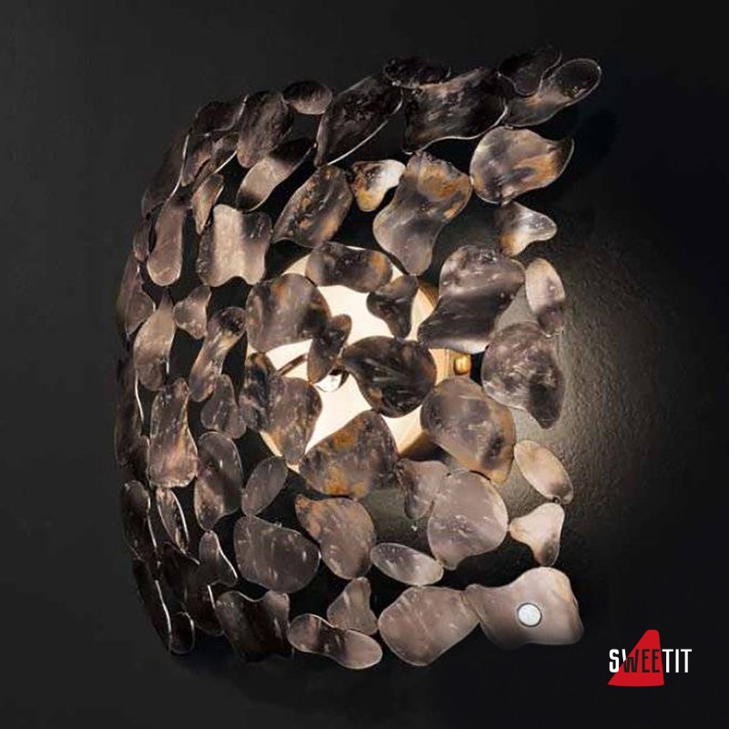 Настенный светильник IDL Twister 509/4A-G brown corten