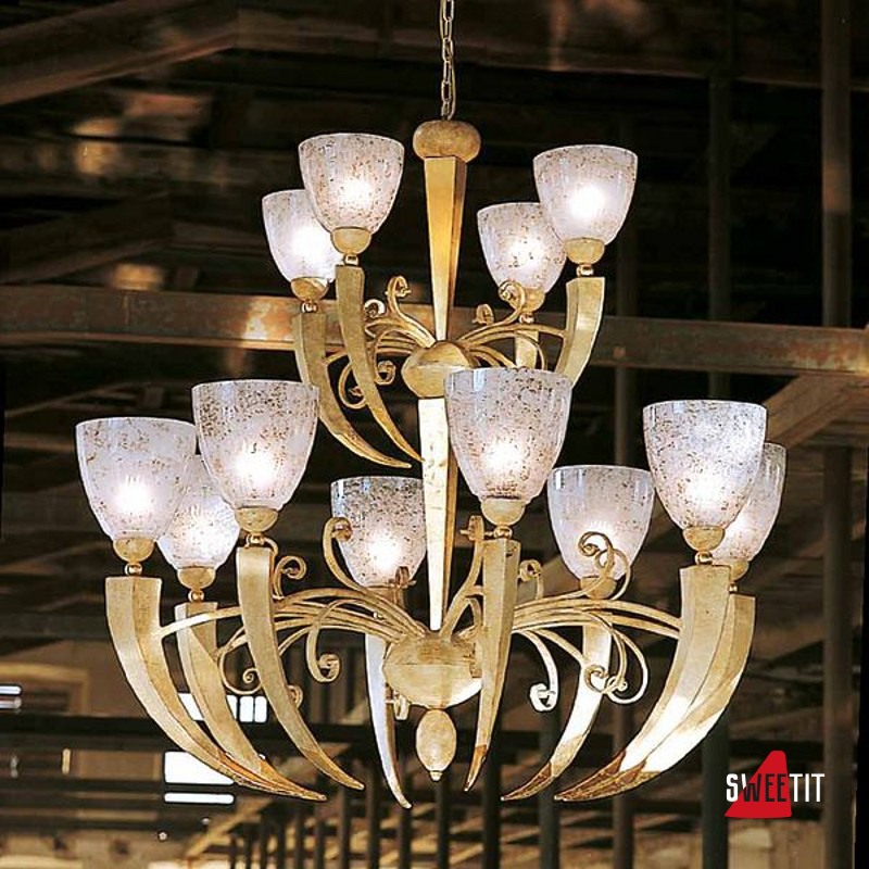 Люстра MM Lampadari Horn 6066/8+4 V1753